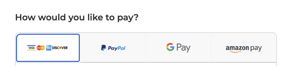 Payment options of CyberGhost