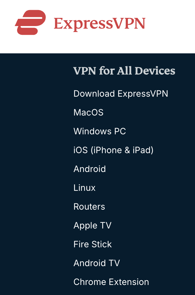 Apps for most platforms