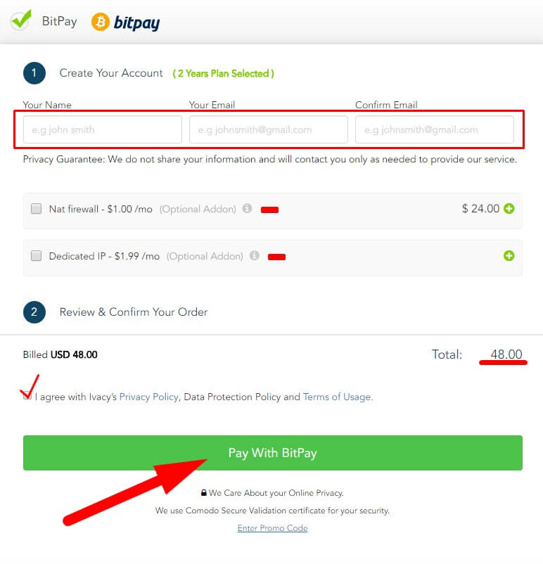Nat firewall feature and dedicated IPs are available at extra cost.