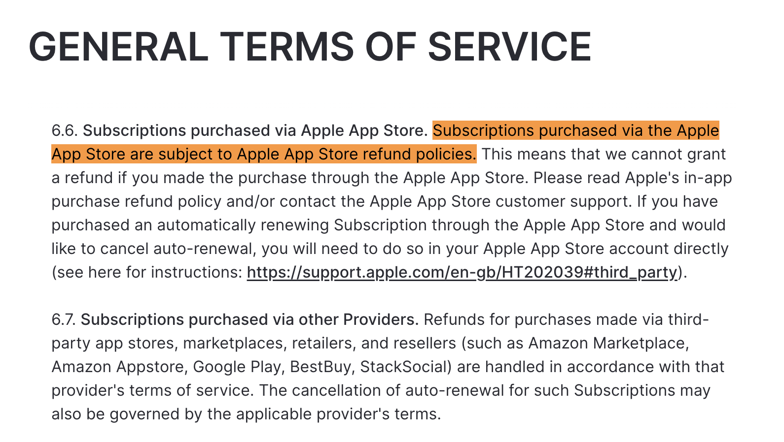 NordVPN Apple App Store policy