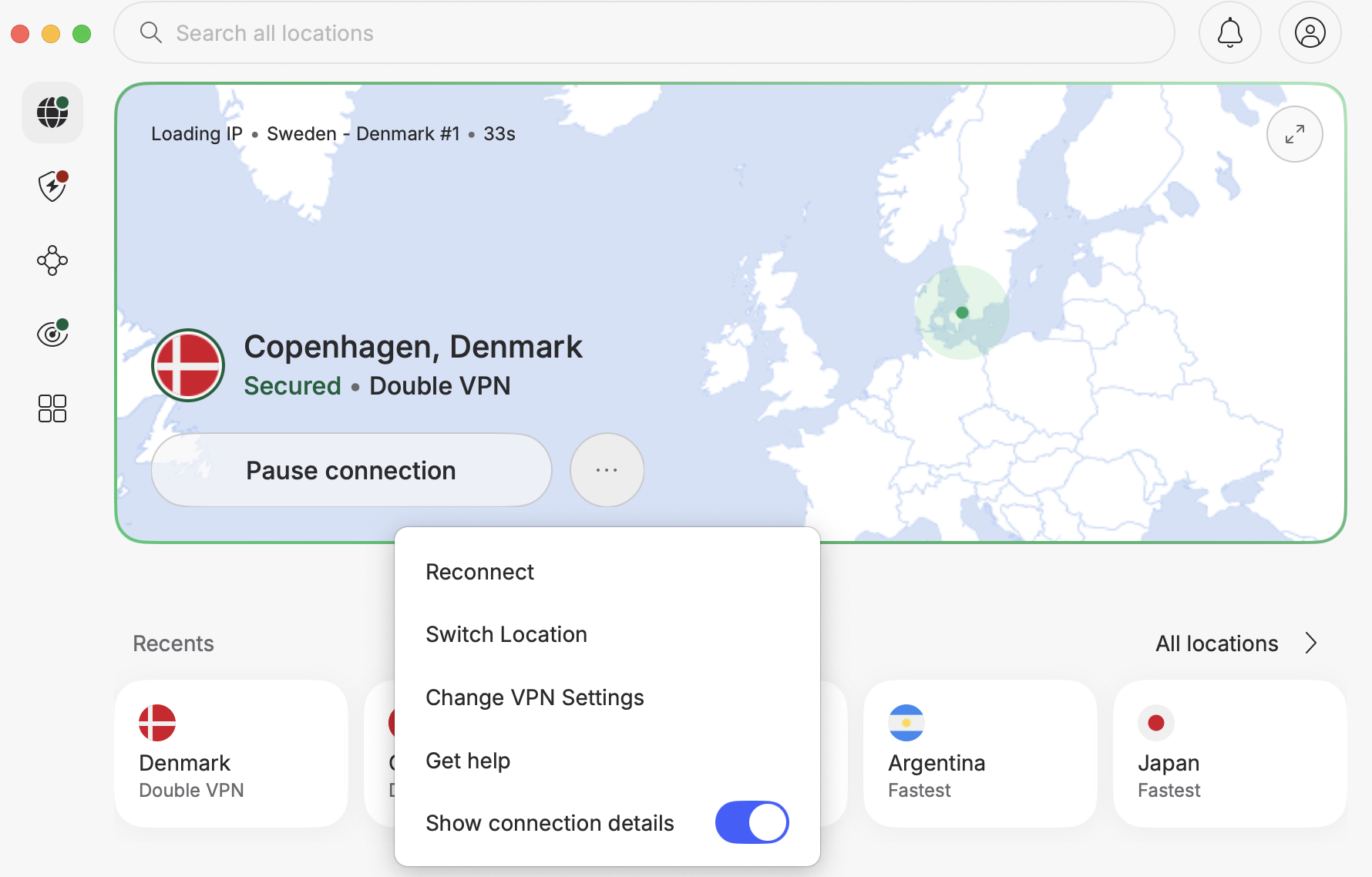 nordvpn double vpn feature