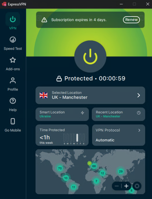 ExpressVPN for the UK